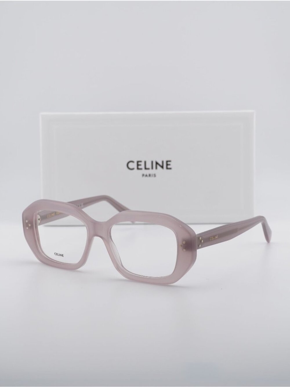 Celine CL50156I 045 Rectangle Eyeglasses 54mm - Gloss Brown